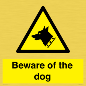 Beware of the dog